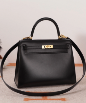 에르메스 켈리백25 블랙 금장